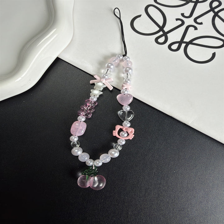 Cute Beaded Charm Necklace Bowlift