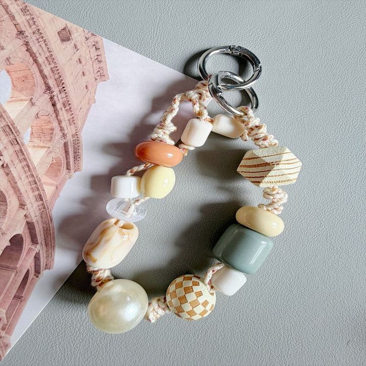 Innovative Beaded Charm Keychain Bowlift