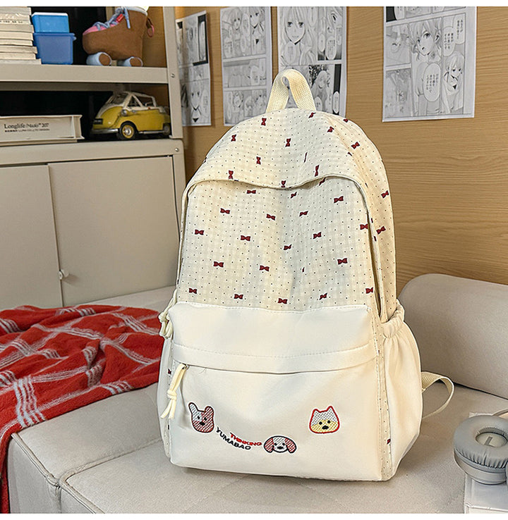 Cute Bow-Embellished Backpack Bowlift