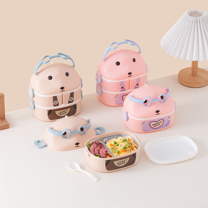 Adorable Animal-Themed Bento Box