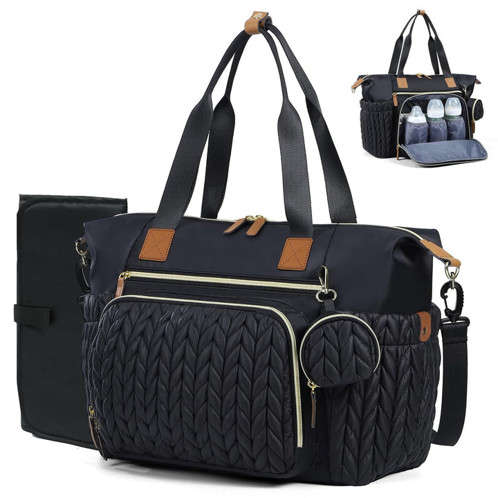 Versatile Multi-Pocket Diaper Bag Bowlift
