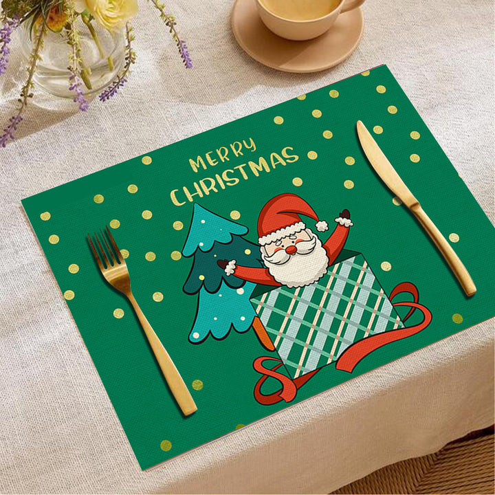 Christmas-Themed Decorative Table Placemats