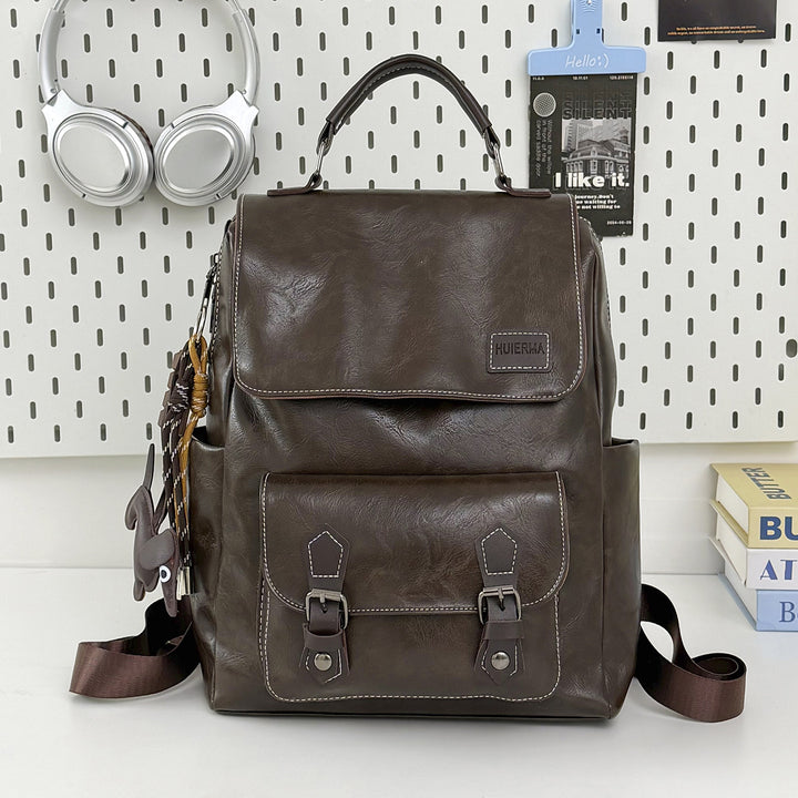 Vintage Leather Backpack Bowlift 1791205577