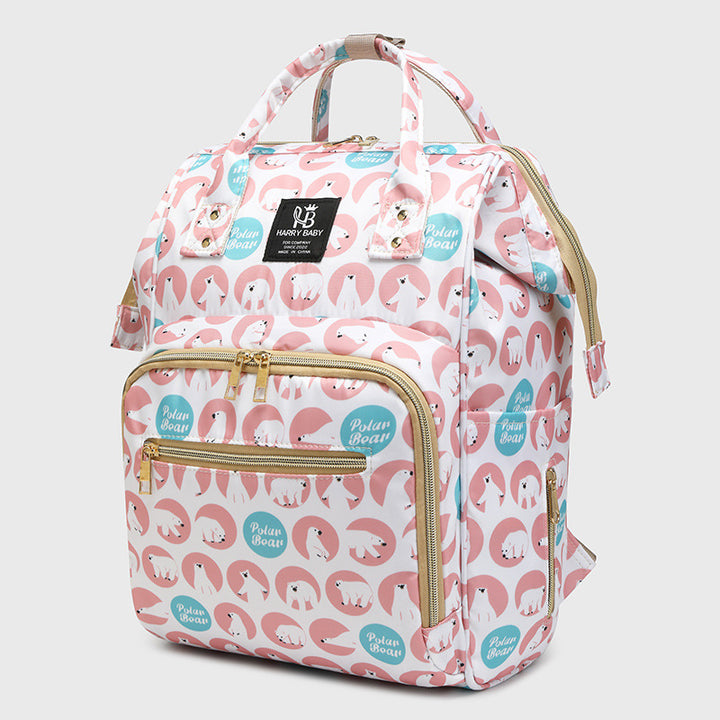 Fun Dinosaur Print Diaper Backpack Bowlift