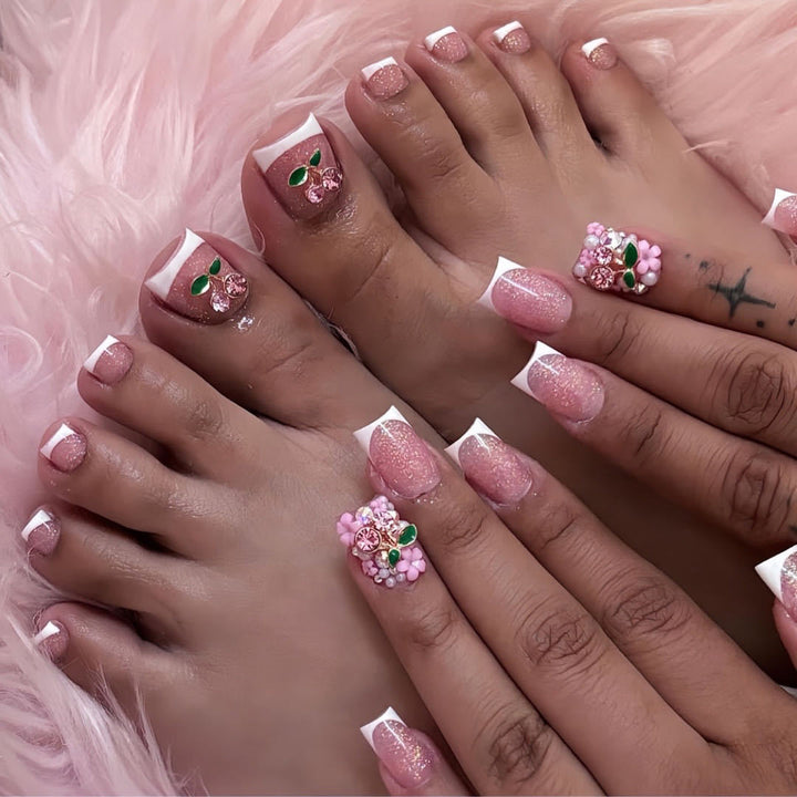 Elegant Press-On Nail Enhancements Bowlift