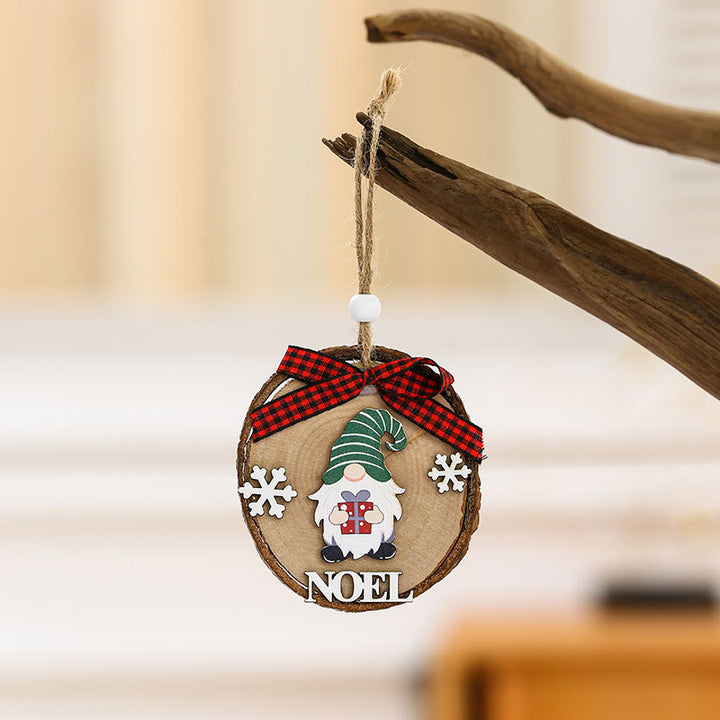 Wooden Holiday Gnome Ornament Bowlift