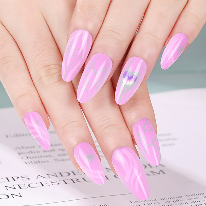 Creative Flow Design Art Nails Bowlift