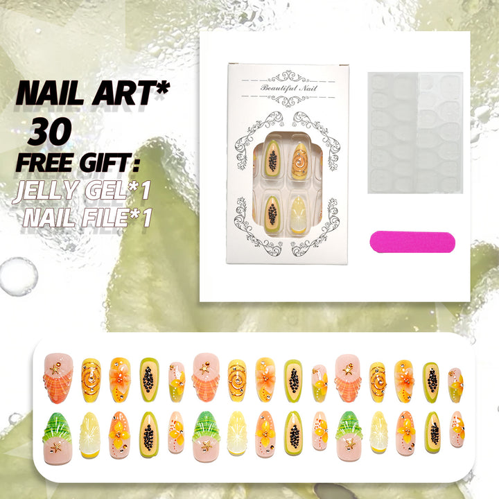 Creative Press-On Nail Art Set