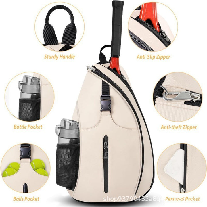 Tennis Racket and Gear Sling Bag Bowlift