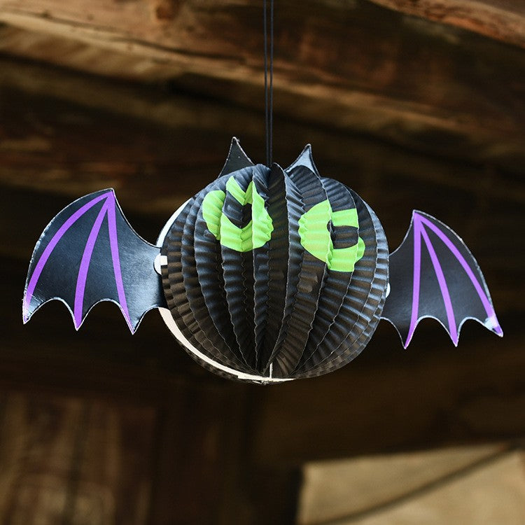 Halloween-Themed Decorative Bat Lantern Bowlift