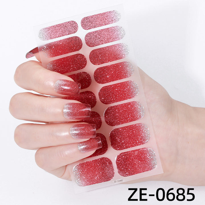Glitter Ombre Nail Wraps  1790954415