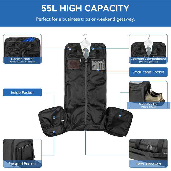 Spacious Travel Duffel Bag Bowlift