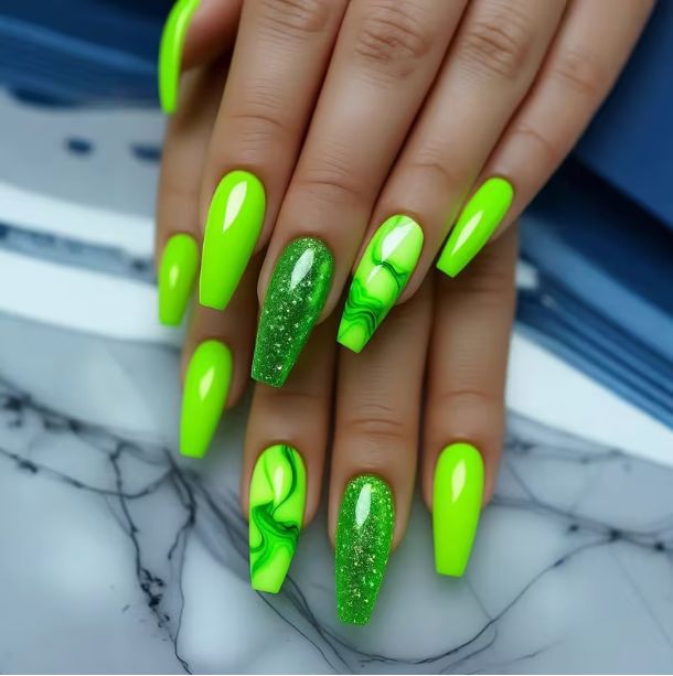 Premium Long Stiletto Nail Art Enhancements Bowlift