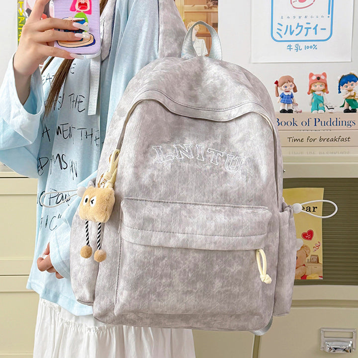 Casual Denim Backpack Bowlift