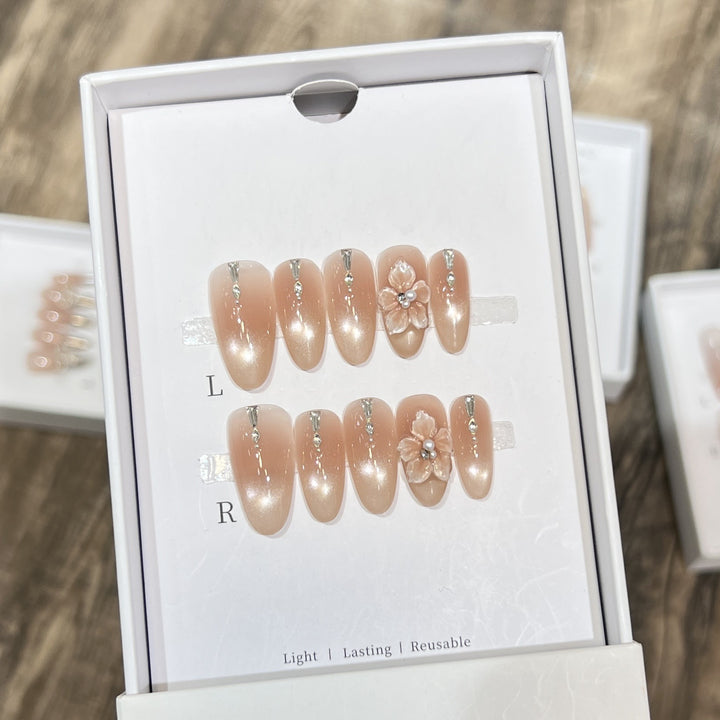 Handmade Reusable Press-On Nail Set