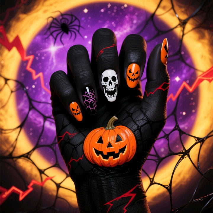 Halloween Artificial Nail Set Bowlift