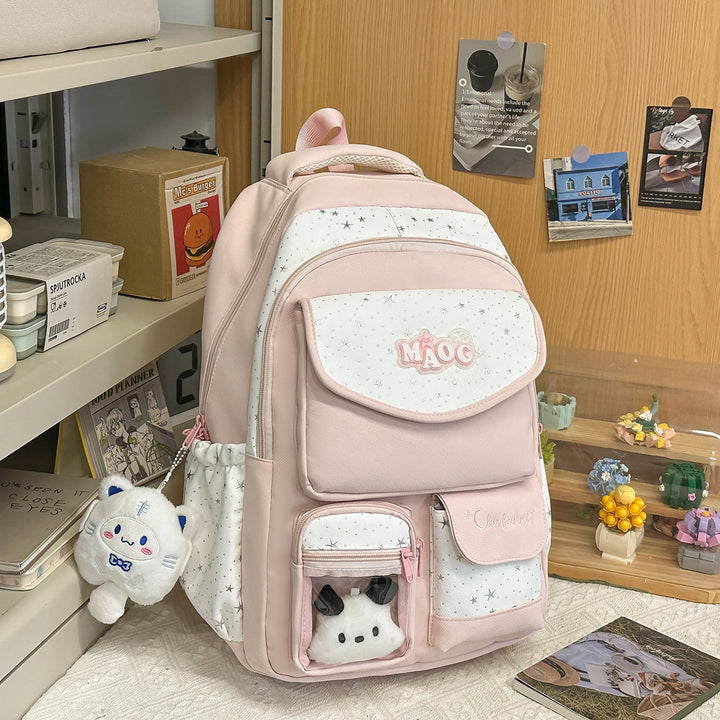Decorative Plush Character Backpack Bowlift