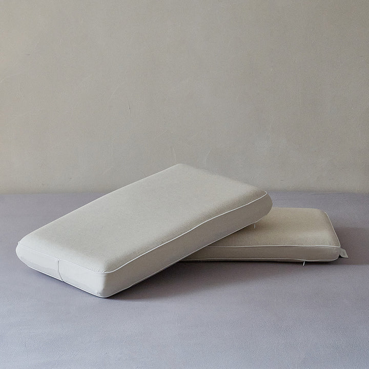 Ergonomic Memory Foam Lumbar Support Pillow with Breathable Removable Cover