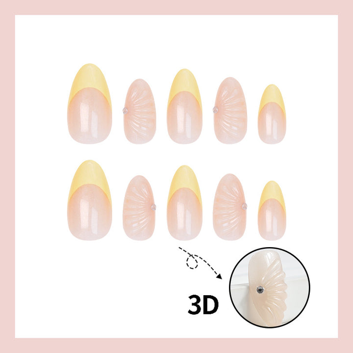 Nail art set with unique shell designs Bowlift