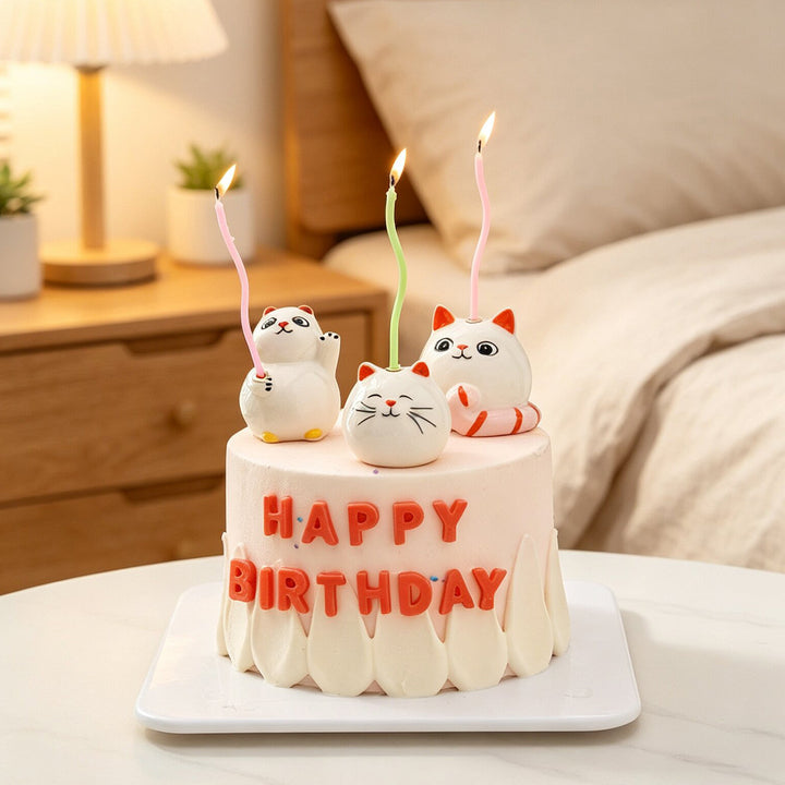 Cute Cat-Themed Incense Holder