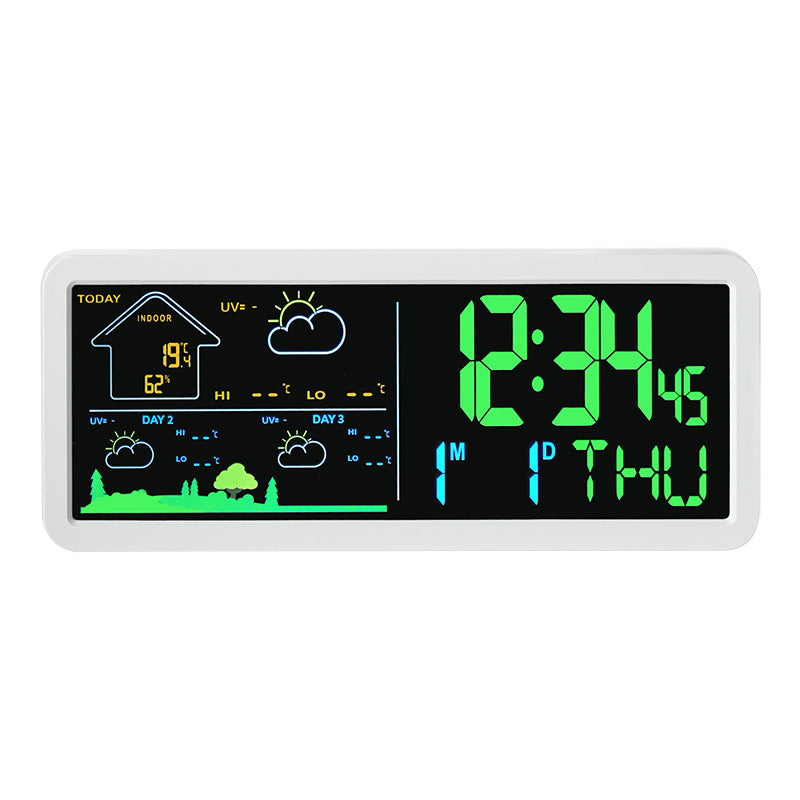 Digital weather forecast clock with hygrometer Bowlift