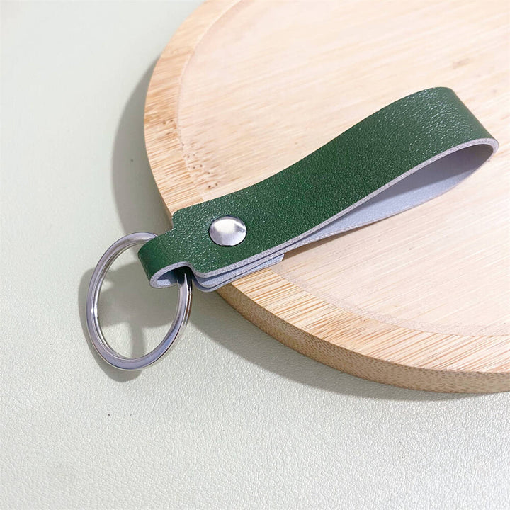 Stylish Leather Keyring Bowlift