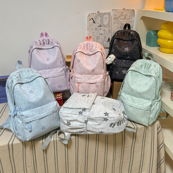 Decorative Floral Patterned Backpack Bowlift