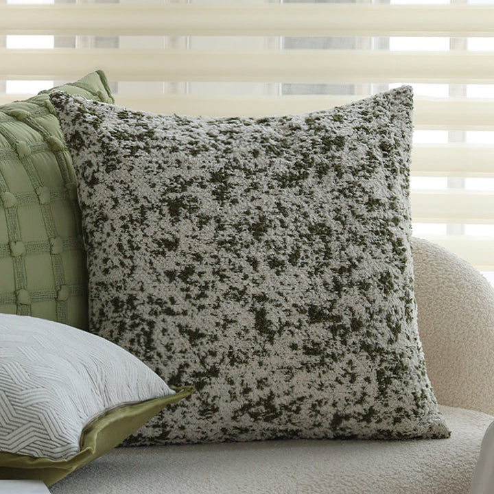 Patterned decorative cushion with textured chenille surface Bowlift