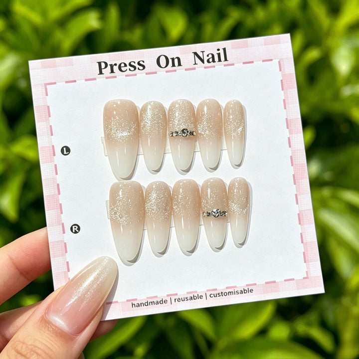 Customizable Floral Press-On Nail Collection