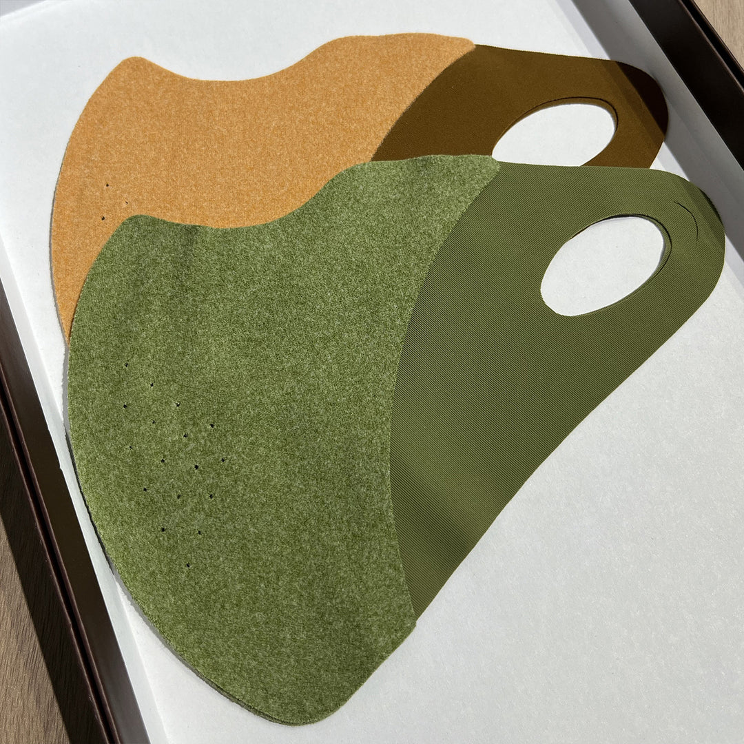 Contoured Neoprene Reusable Face Mask with Breathable Perforated Panel Bowlift
