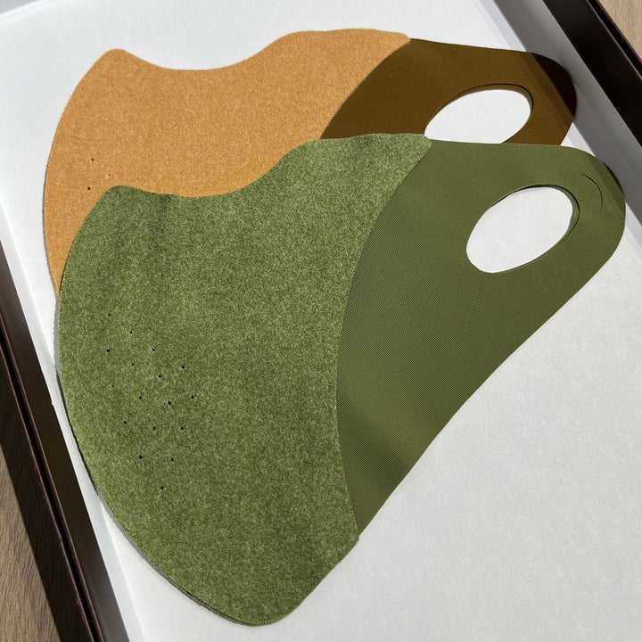 Contoured Neoprene Reusable Face Mask with Breathable Perforated Panel Bowlift