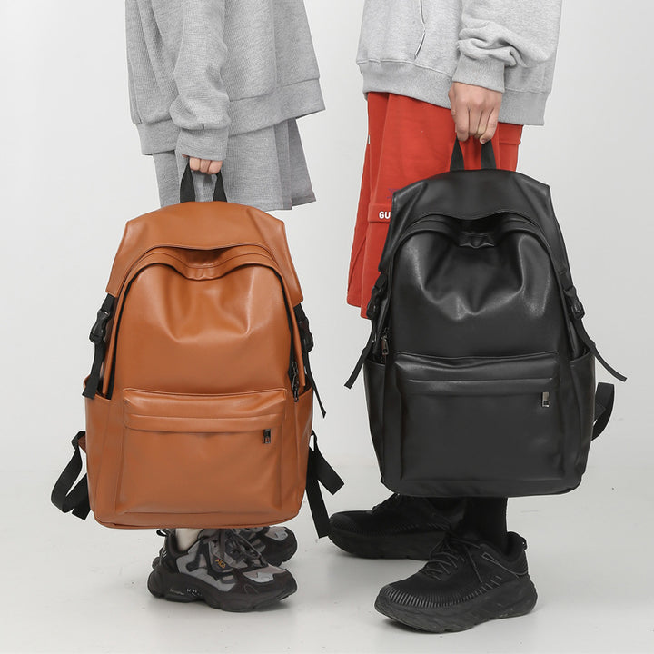 Premium Leather Backpack Bowlift