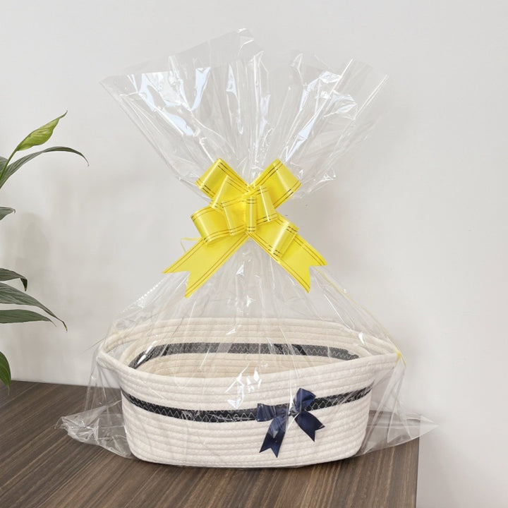 Storage Basket with Handles for Toys and Clothes