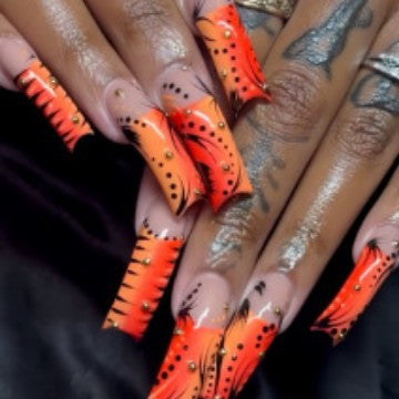 Artistic Stiletto Press-On Nail Extensions Bowlift