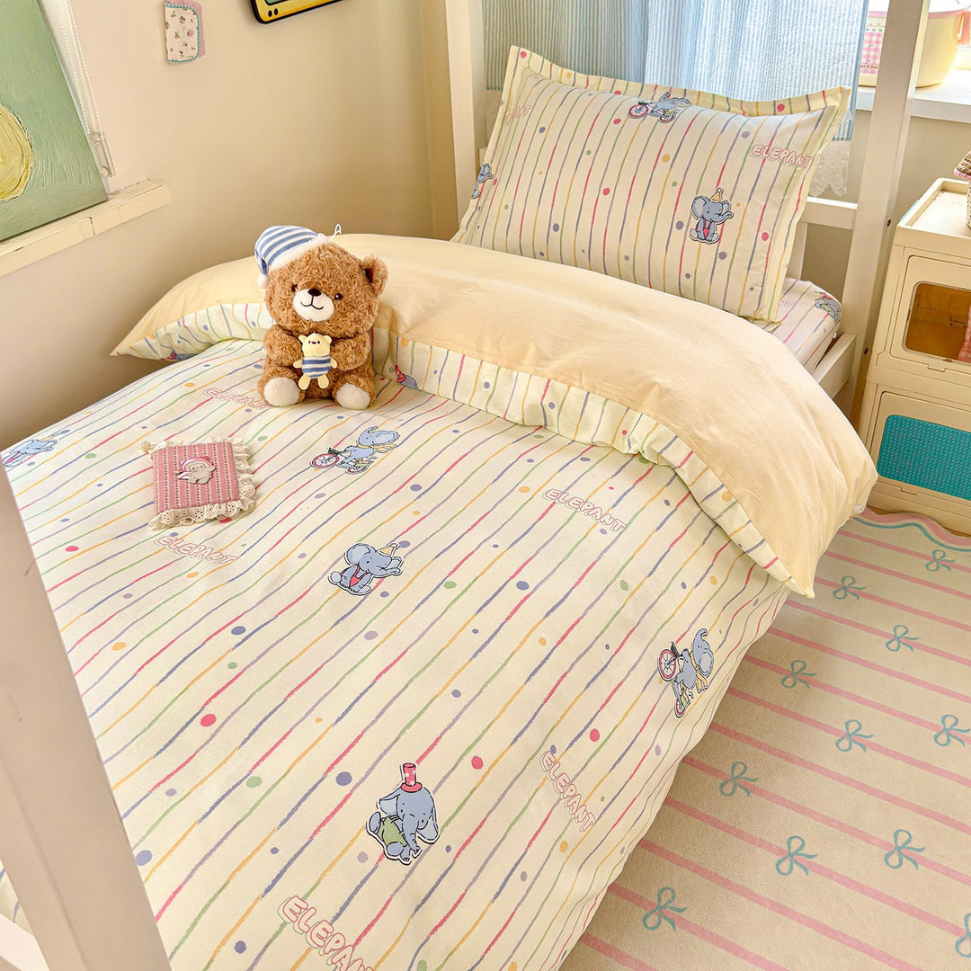 Cozy Checkered Duvet Cover Set