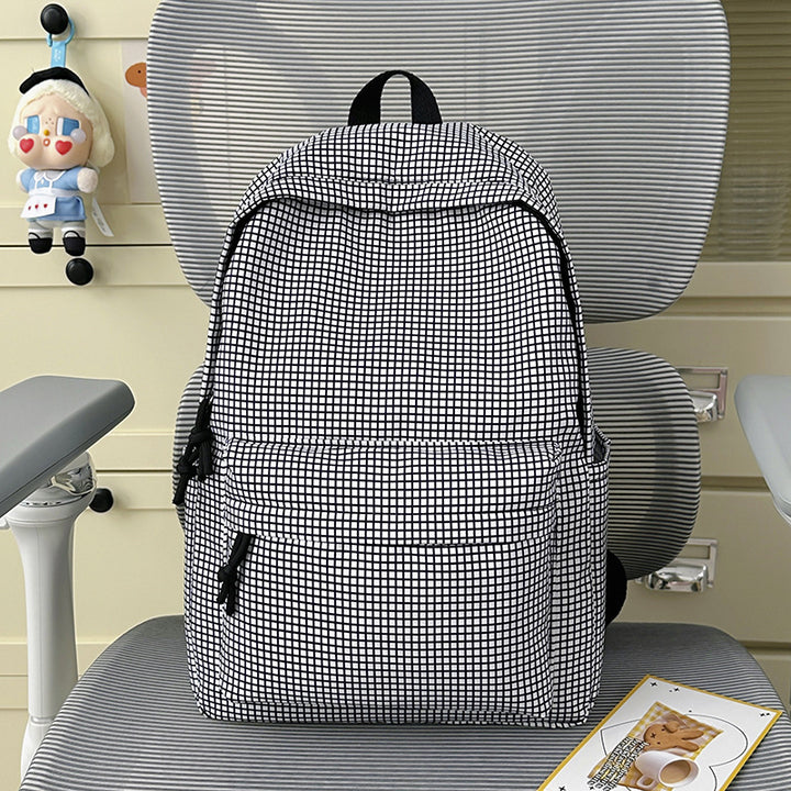 Textured Patterned Casual Backpack Bowlift