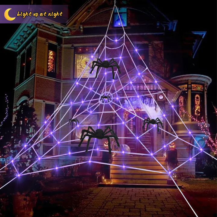 LED Decorative Spider Web Lights Bowlift