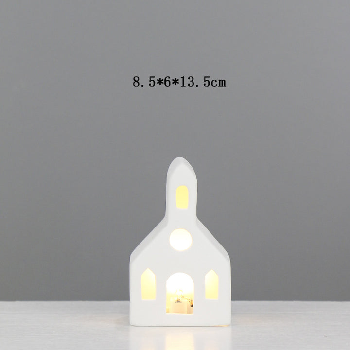 Ceramic House-Shaped Tea Light Holder Bowlift