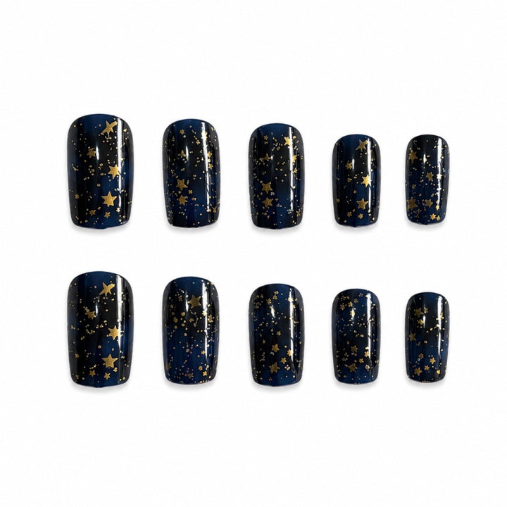 Premium Decorative Star-Themed Press-On Nails