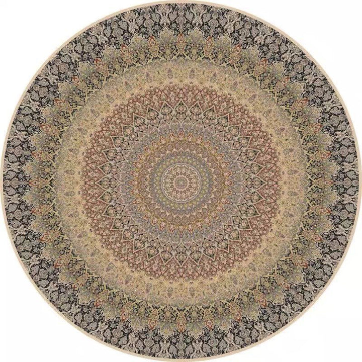 Mandala Patterned Area Rug Bowlift