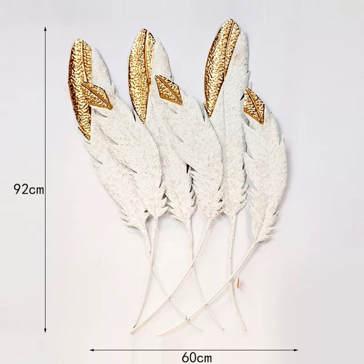 Elegant Feather Wall Art Bowlift