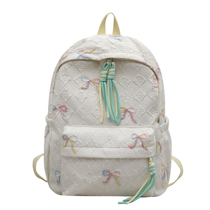 Creative Bow Patterned Backpack Bowlift