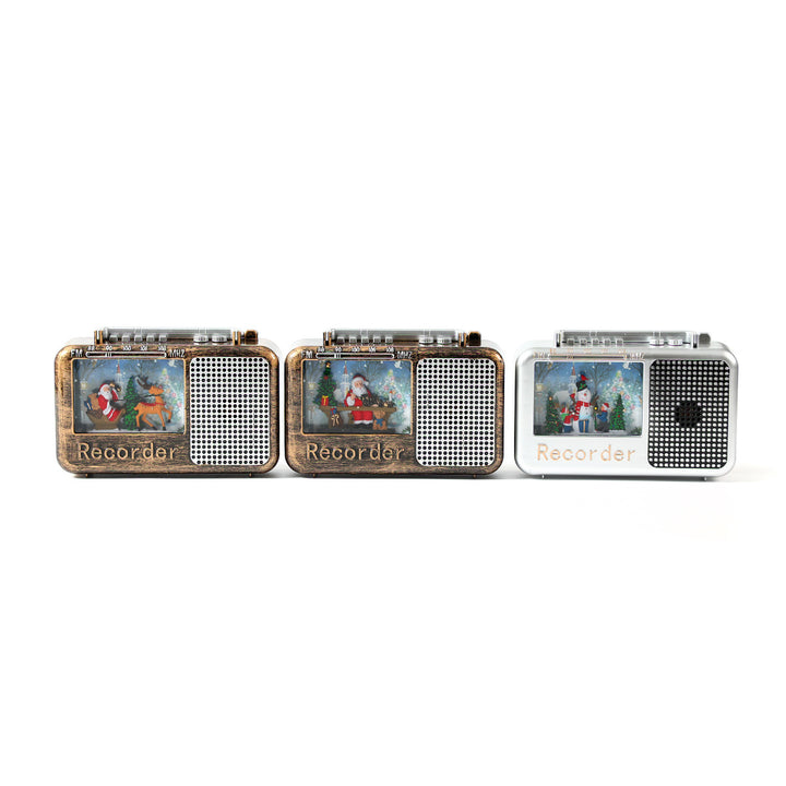 Decorative Musical Snow Globe Radio Bowlift