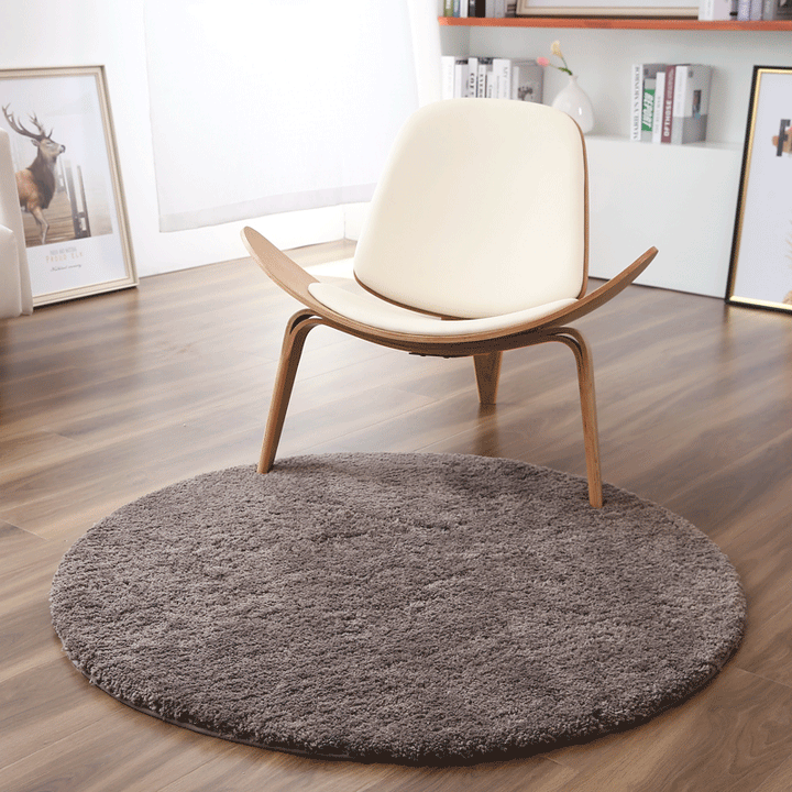 Soft Plush Round Area Rug Bowlift
