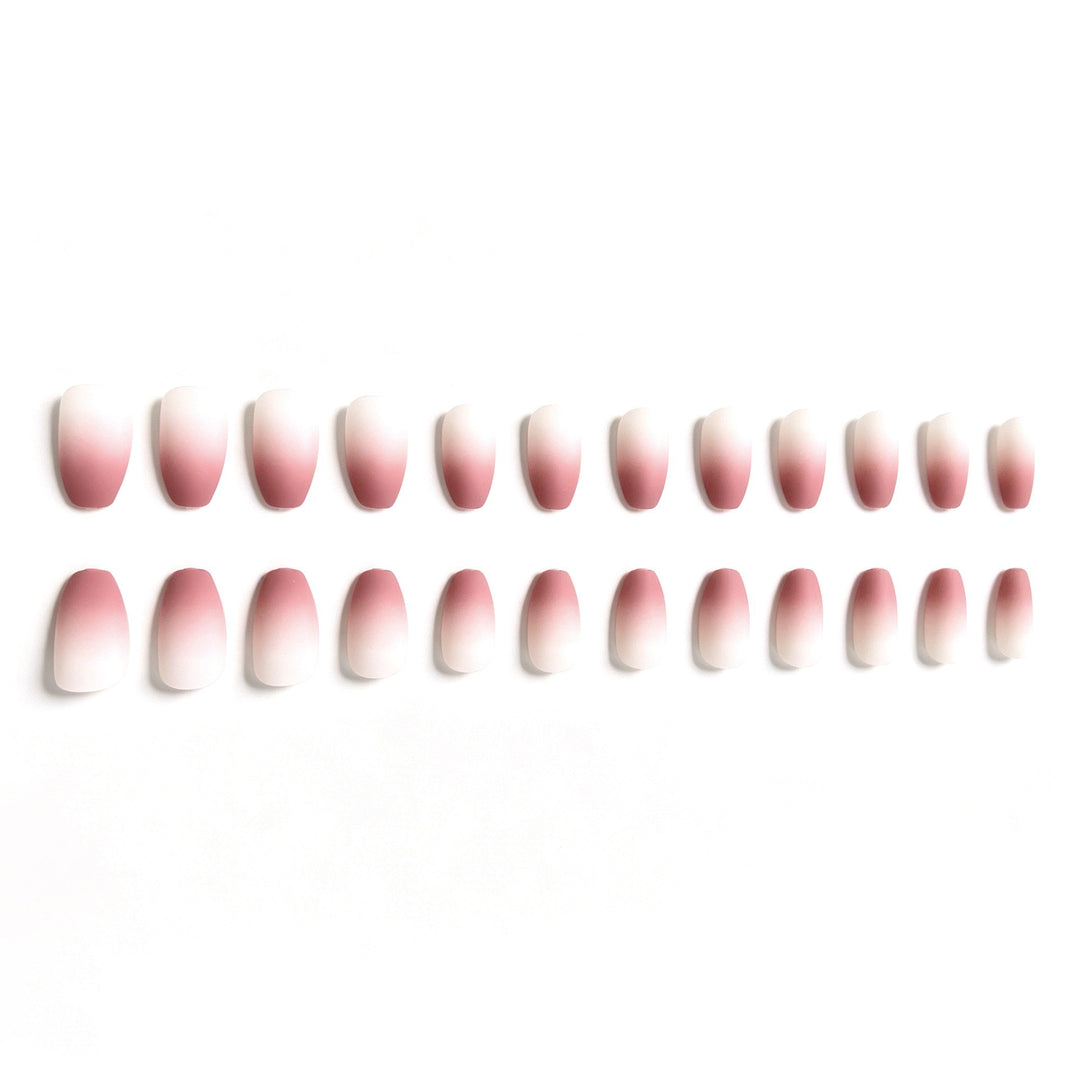 Elegant Ombre Acrylic Nail Extensions Bowlift