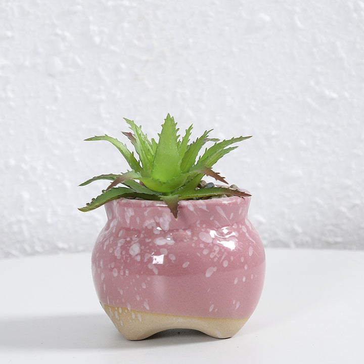 Contemporary Curved Ceramic Vase Bowlift