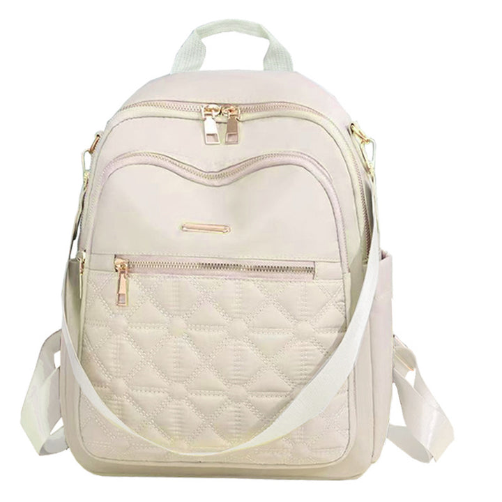 Elegant Quilted Multi-Pocket Backpack Bowlift