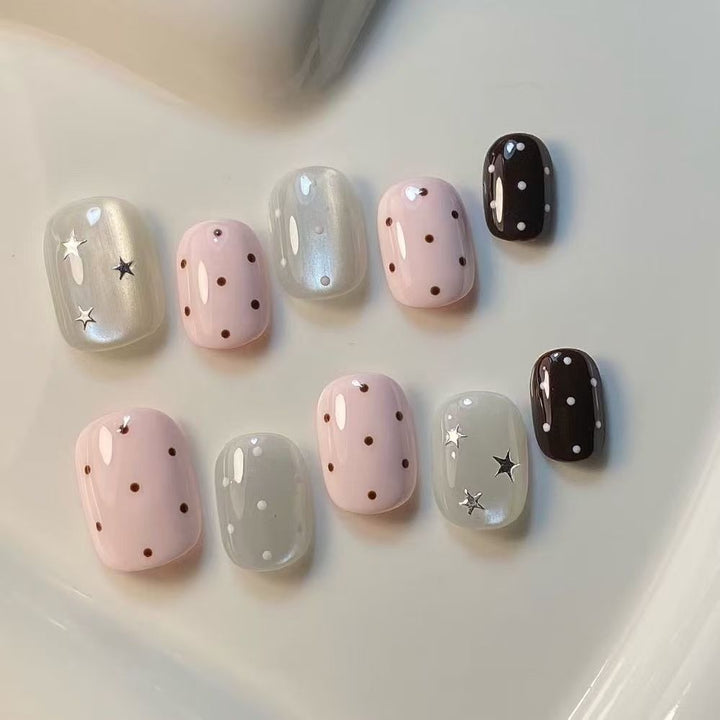 Artistic Short Nail Design