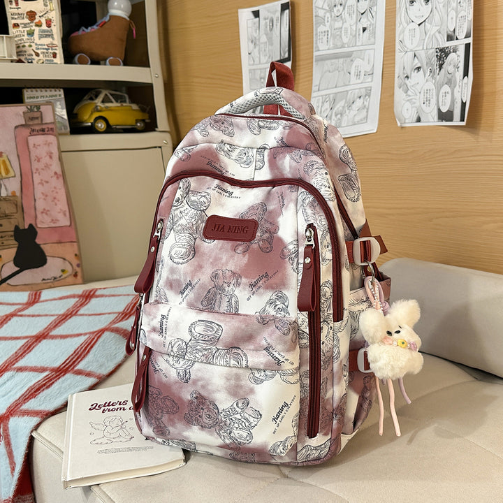 Spacious Character-Designed Backpack Bowlift