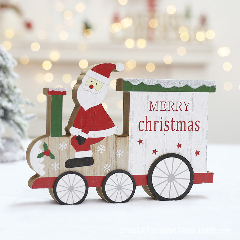 Decorative Santa Claus Train Ornament